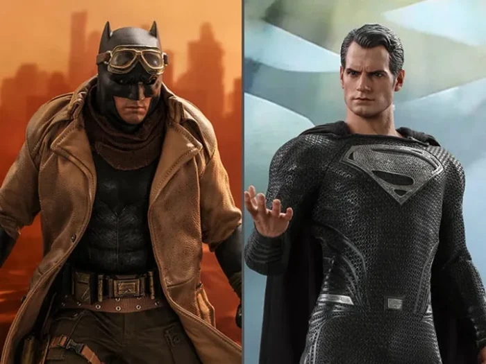 Zack Snyder Justice League TMS038 Batman Knightmare and Superman Black Suit 1/6 - Imagen 2