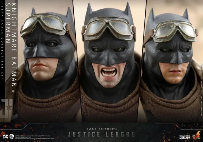Zack Snyder Justice League TMS038 Batman Knightmare and Superman Black Suit 1/6 - Imagen 19
