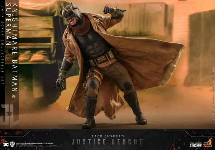 Zack Snyder Justice League TMS038 Batman Knightmare and Superman Black Suit 1/6 - Imagen 15