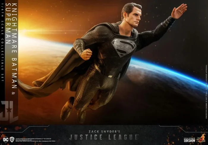 Zack Snyder Justice League TMS038 Batman Knightmare and Superman Black Suit 1/6 - Imagen 7