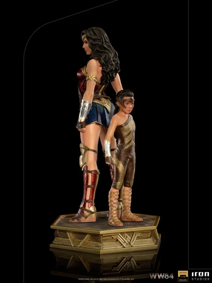 Wonder Woman and Young Diana Deluxe WW84 Art Scale 1/10 - Imagen 3