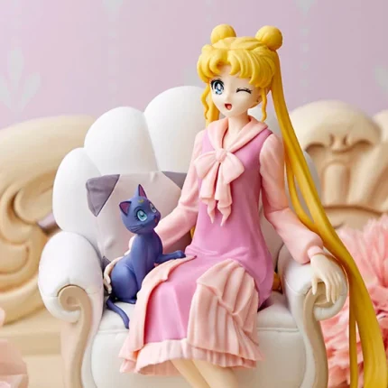 Sailor Moon Cosmos Ichibansho Usagi and Luna Antique Style