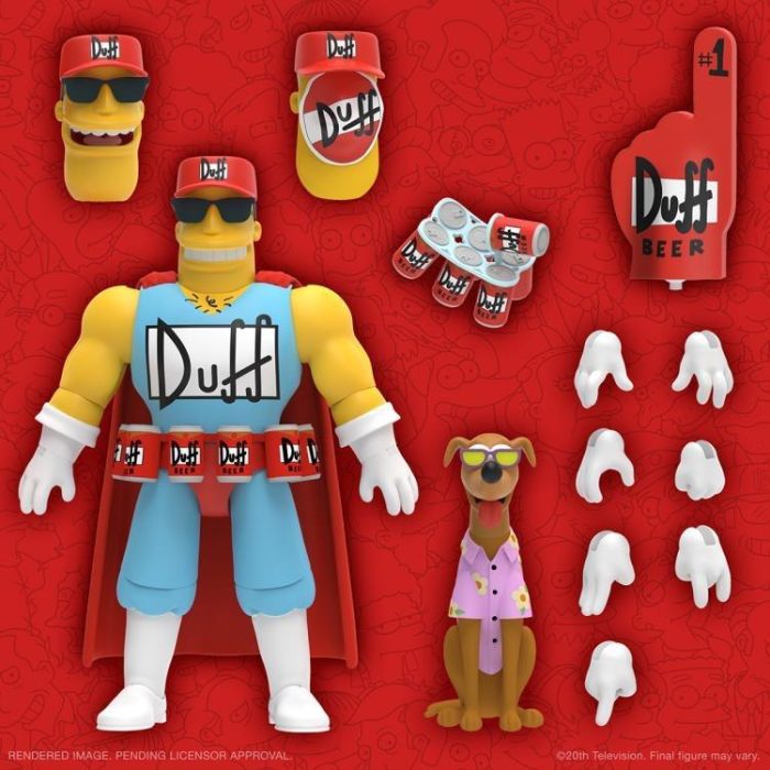 The Simpsons ULTIMATES Duffman Figura de Accion - Imagen 3