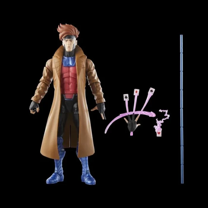 X Men 97 Marvel Legends Gambit Action Figure - Imagen 7