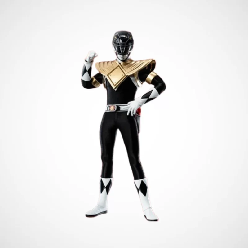 Mighty Morphin Power Rangers FigZero Dragon Shield Black Ranger