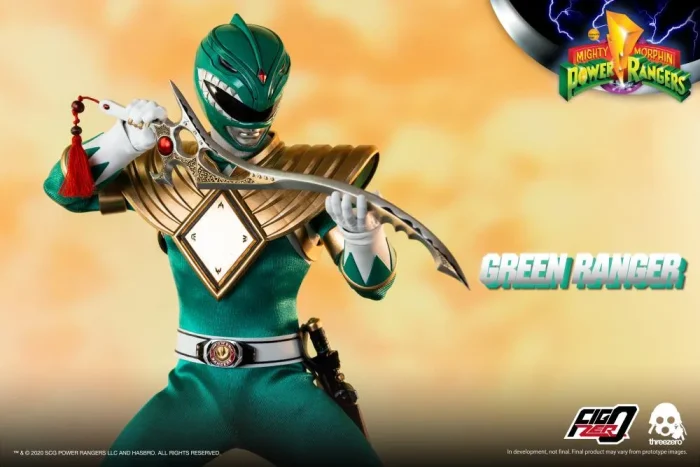 Mighty Morphin Power Rangers Green Ranger FigZero - Imagen 7