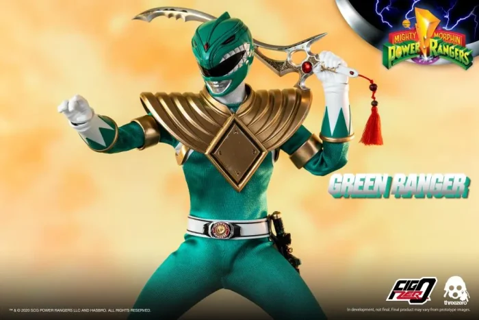 Mighty Morphin Power Rangers Green Ranger FigZero - Imagen 6