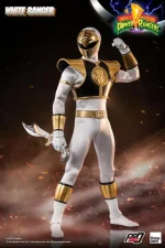 Mighty Morphin Power Rangers White Ranger FigZero - Imagen 4