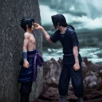 Naruto Shippuden Revible Moment Ichibansho Sasuke Uchiha and Itachi Uchiha Red Eyes Reflecting the Heart Figure