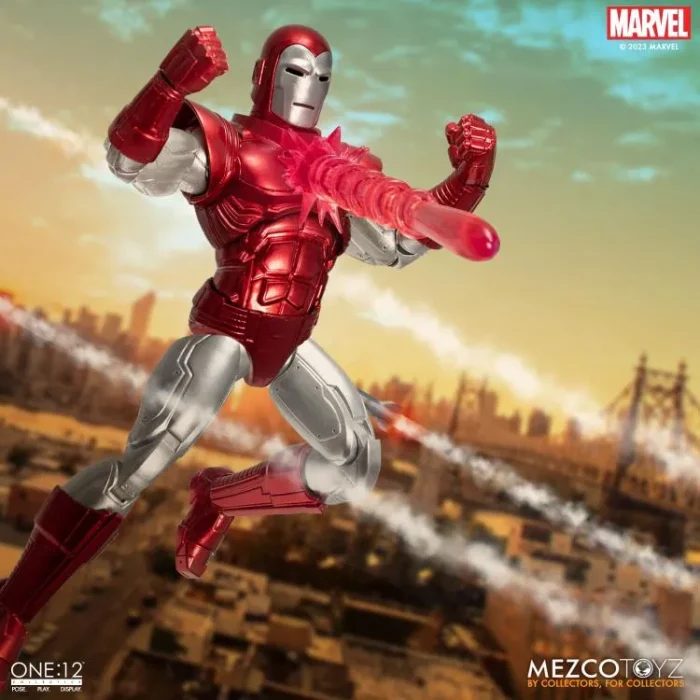 Marvel Comics One 12 Collective Iron Man Silver Centurion - Imagen 5