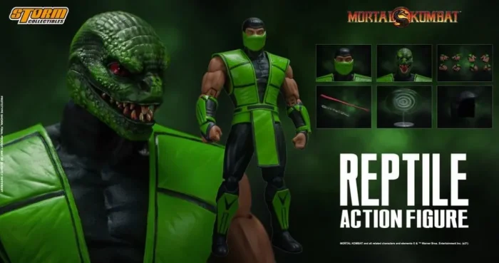 Mortal Kombat VS Series Reptile 1/12 Scale Action Figure - Imagen 11