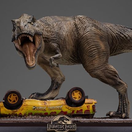 Jurassic Park Icons T-Rex Attack Statue
