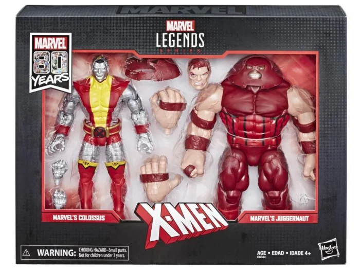 Marvel Comics 80th Anniversary Marvel Legends Colossus Juggernaut Two Pack - Imagen 11