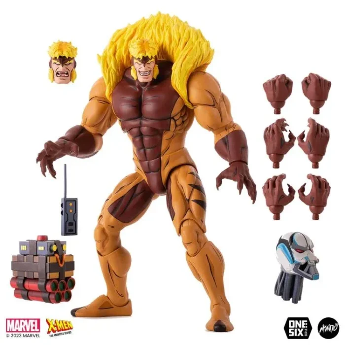 X Men The Animated Series Sabretooth 1/6 Scale Figure - Imagen 18