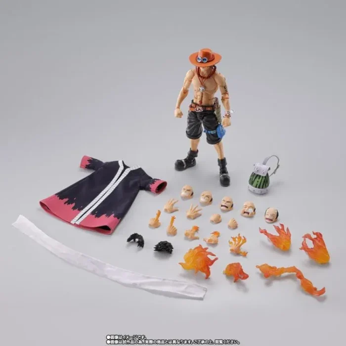 One Piece SH Figuarts Portgas D Ace Fire Fist - Imagen 8