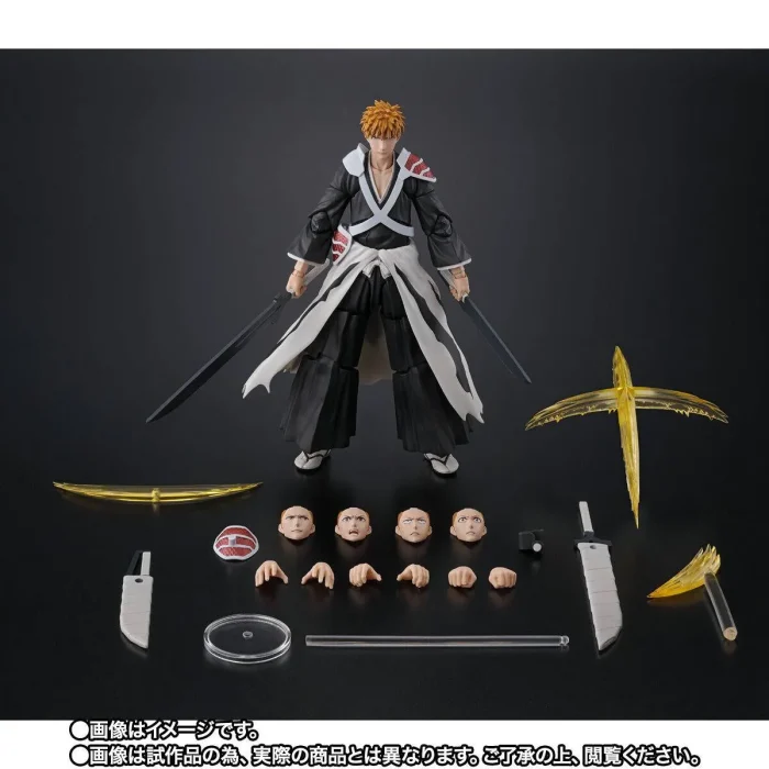 Bleach Thousand Year Blood War SH Figuarts Ichigo Kurosaki Dual Zangetsu - Imagen 10