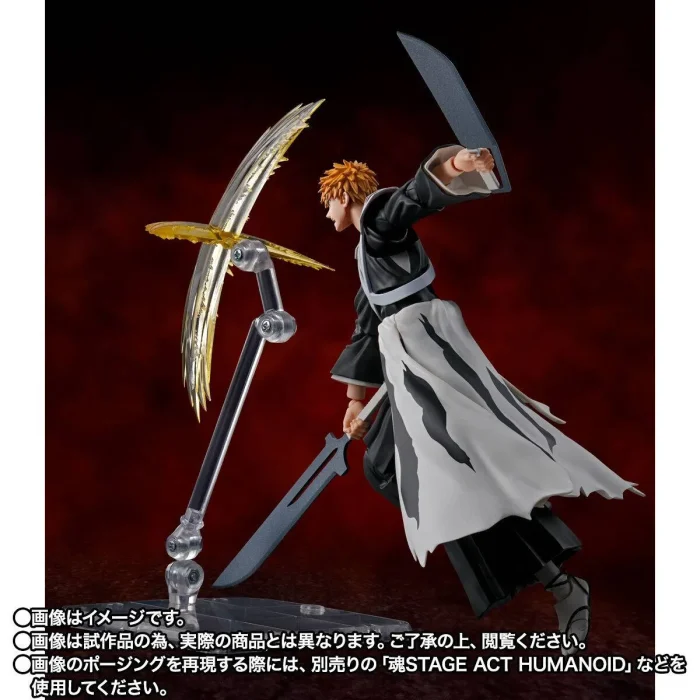 Bleach Thousand Year Blood War SH Figuarts Ichigo Kurosaki Dual Zangetsu - Imagen 7