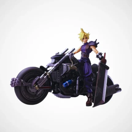 Final Fantasy VII Cloud Strife y Hardy Daytona Bring Arts Action Figure Set