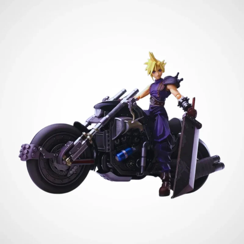 Final Fantasy VII Cloud Strife y Hardy Daytona Bring Arts Action Figure Set