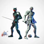 Teenage Mutant Ninja Turtles The Last Ronin Synja Robots Action Figure Two Pack