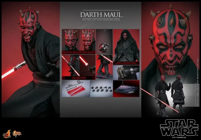 Star Wars The Phantom Menace MMS748 Darth Maul 1/6th Scale Collectible Figure - Imagen 12