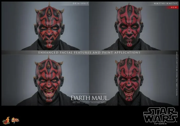 Star Wars The Phantom Menace MMS748 Darth Maul 1/6th Scale Collectible Figure - Imagen 11