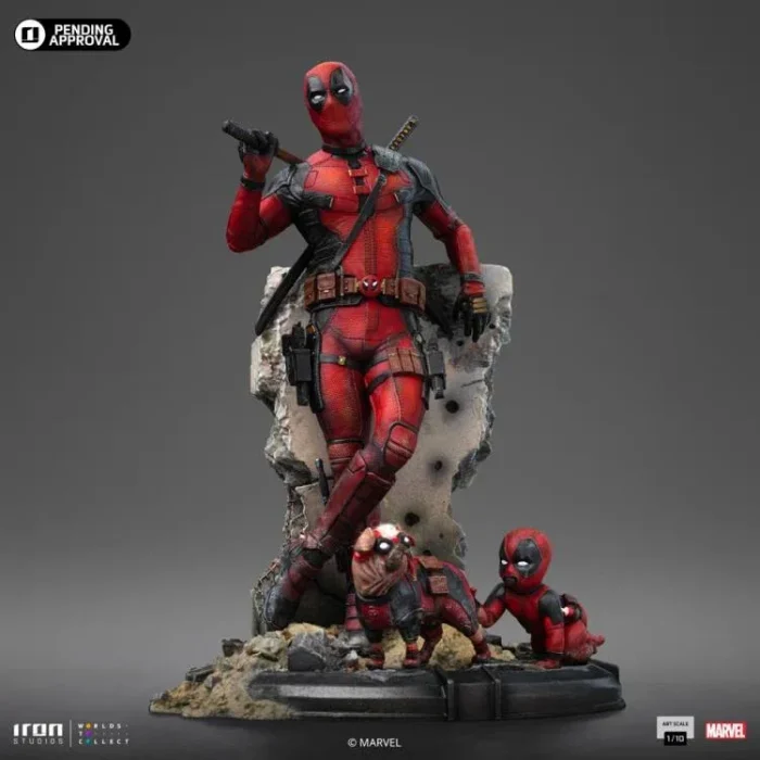 Deadpool y Wolverine Deadpool 1/10 Art Scale Limited Edition Statue - Imagen 6