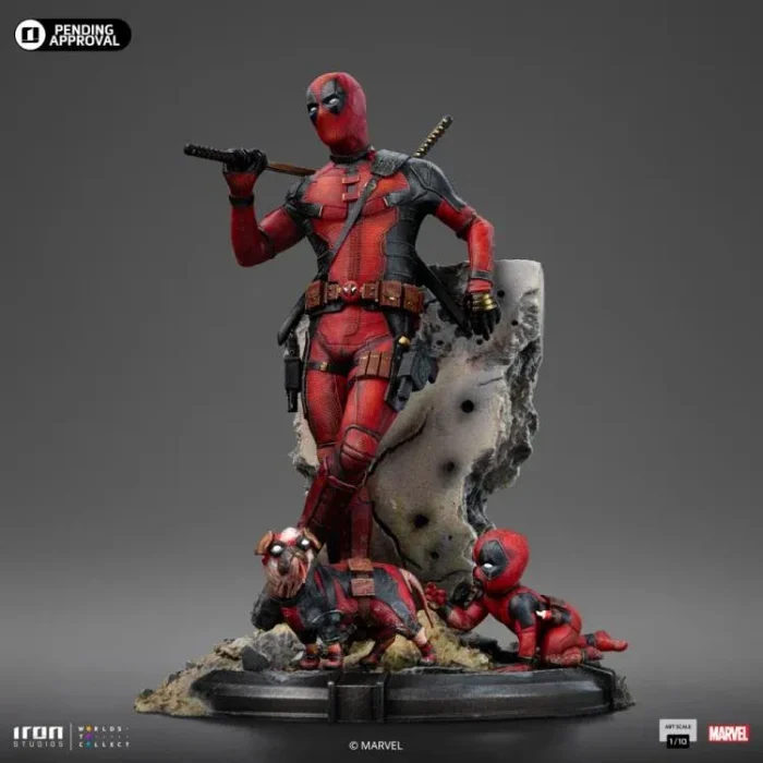 Deadpool y Wolverine Deadpool 1/10 Art Scale Limited Edition Statue - Imagen 5