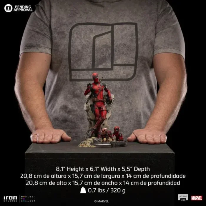 Deadpool y Wolverine Deadpool 1/10 Art Scale Limited Edition Statue - Imagen 7
