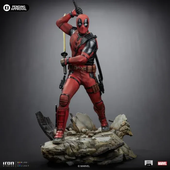 Deadpool y Wolverine Legacy Replica Deadpool 1/4 Scale Limited Edition Statue - Imagen 13