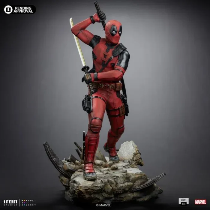 Deadpool y Wolverine Legacy Replica Deadpool 1/4 Scale Limited Edition Statue - Imagen 12