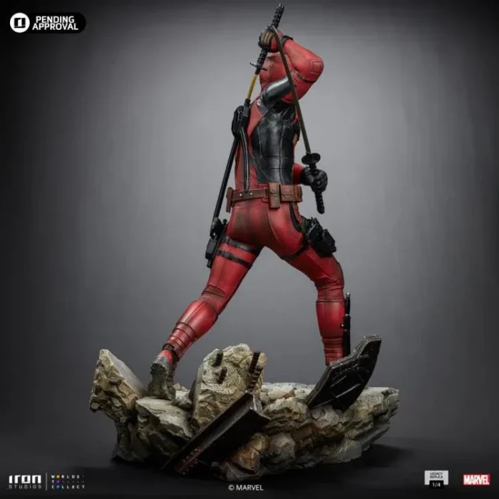 Deadpool y Wolverine Legacy Replica Deadpool 1/4 Scale Limited Edition Statue - Imagen 11