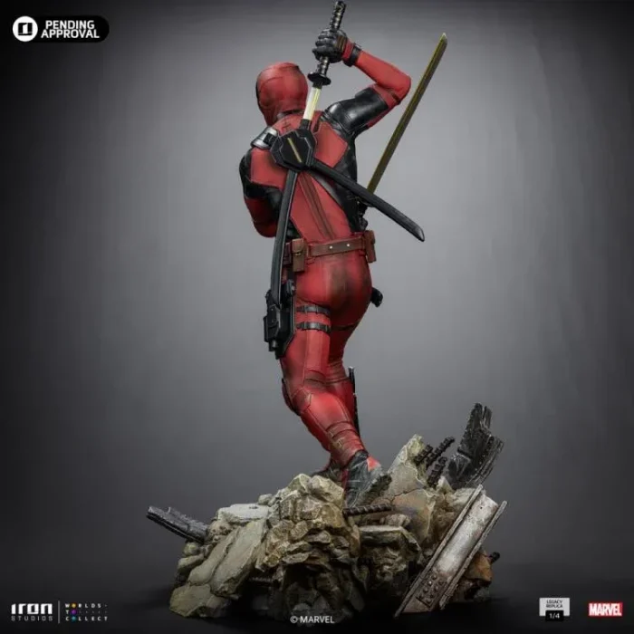 Deadpool y Wolverine Legacy Replica Deadpool 1/4 Scale Limited Edition Statue - Imagen 10