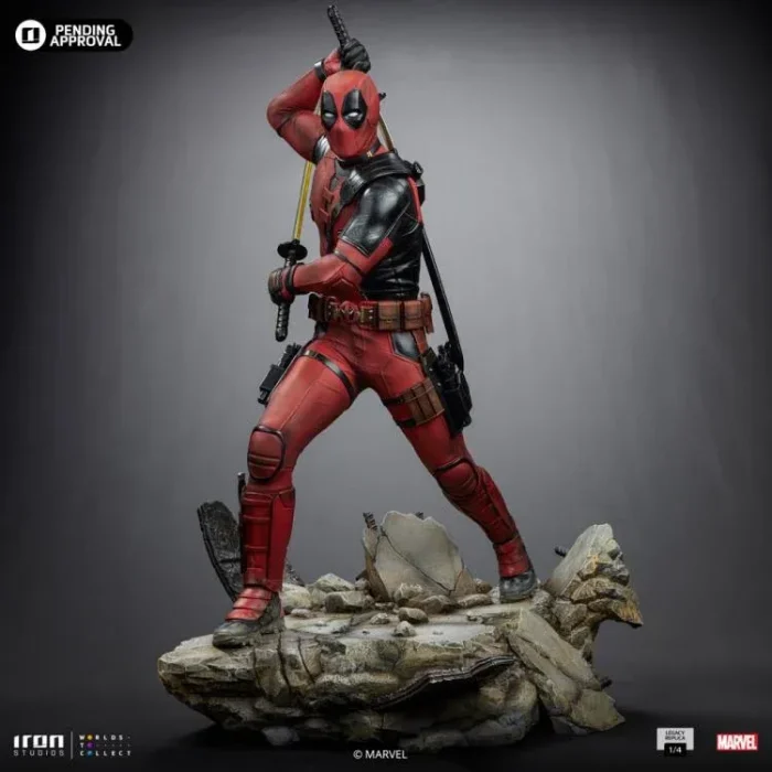 Deadpool y Wolverine Legacy Replica Deadpool 1/4 Scale Limited Edition Statue - Imagen 9