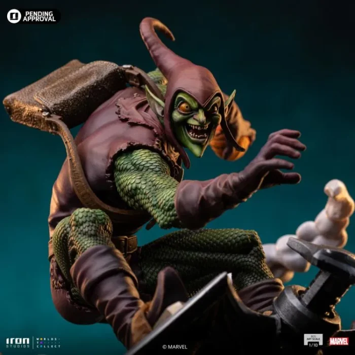 Marvel Spider Man vs Villains Battle Diorama Series Green Goblin 1/10 Art Scale Limited Edition Statue - Imagen 3