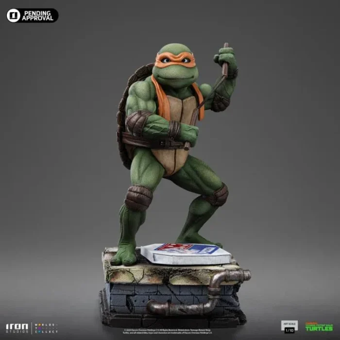 Teenage Mutant Ninja Turtles 1990 Michelangelo 1/10 Art Scale Limited Edition Statue - Imagen 6