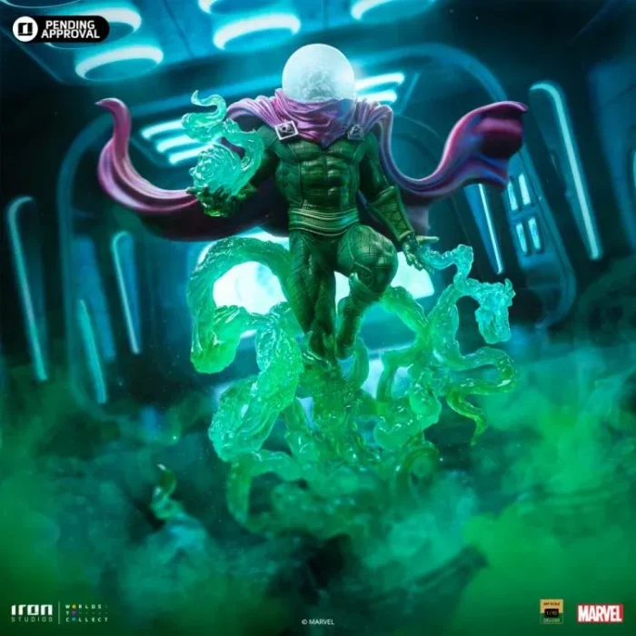 Marvel Spider Man vs Villains Battle Diorama Series Mysterio 1/10 Deluxe Art Scale Limited Edition Statue - Imagen 4