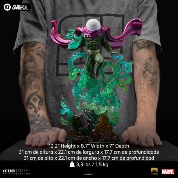 Marvel Spider Man vs Villains Battle Diorama Series Mysterio 1/10 Deluxe Art Scale Limited Edition Statue - Imagen 10
