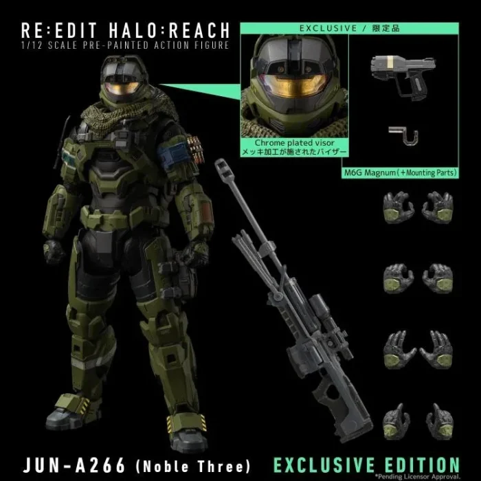 Halo Reach RE EDIT JUN A266 Noble Three 1/12 Scale - Imagen 14