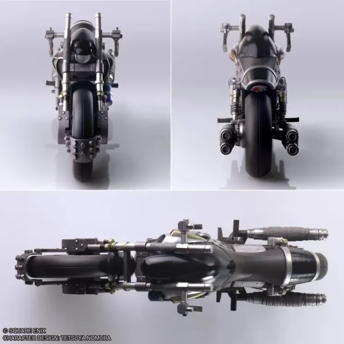 Final Fantasy VII Cloud Strife y Hardy Daytona Bring Arts Action Figure Set - Imagen 8