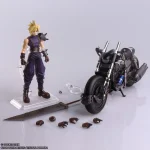 Final Fantasy VII Cloud Strife y Hardy Daytona Bring Arts Action Figure Set - Imagen 9