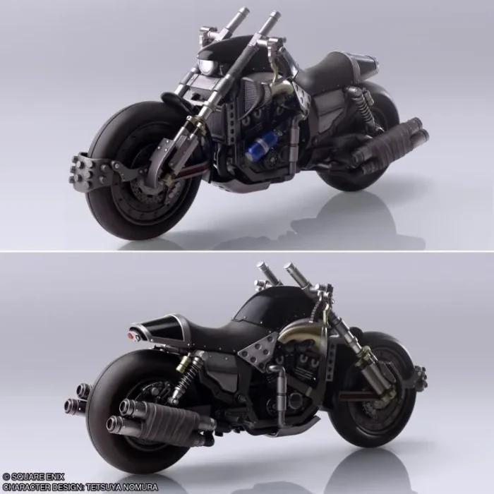 Final Fantasy VII Cloud Strife y Hardy Daytona Bring Arts Action Figure Set - Imagen 6
