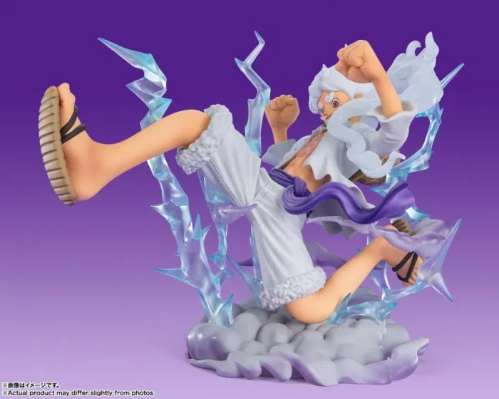 One Piece FiguartsZERO Super Battle Monkey D Luffy Gear 5 - Imagen 5