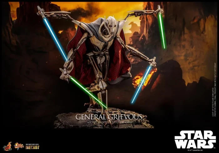 Star Wars Revenge of the Sith MMS760D67 General Grievous 1/6th Scale Collectible Figure - Imagen 15