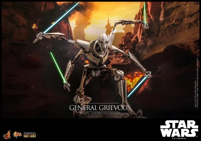 Star Wars Revenge of the Sith MMS760D67 General Grievous 1/6th Scale Collectible Figure - Imagen 14