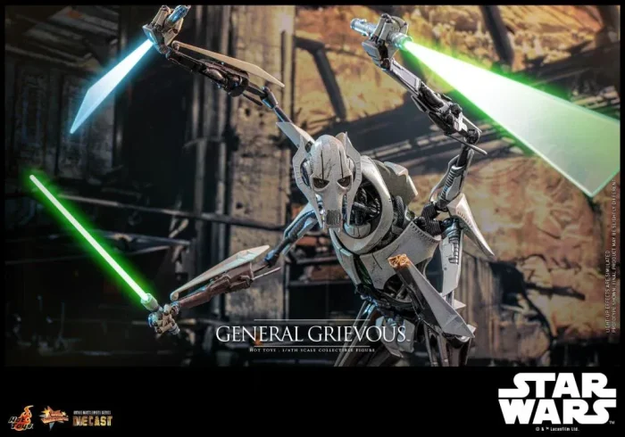 Star Wars Revenge of the Sith MMS760D67 General Grievous 1/6th Scale Collectible Figure - Imagen 8