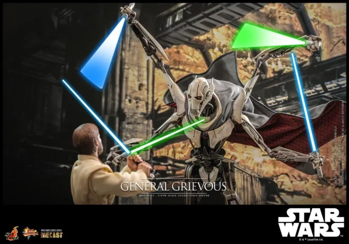 Star Wars Revenge of the Sith MMS760D67 General Grievous 1/6th Scale Collectible Figure - Imagen 6
