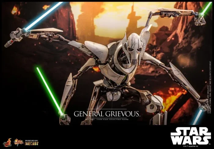 Star Wars Revenge of the Sith MMS760D67 General Grievous 1/6th Scale Collectible Figure - Imagen 20