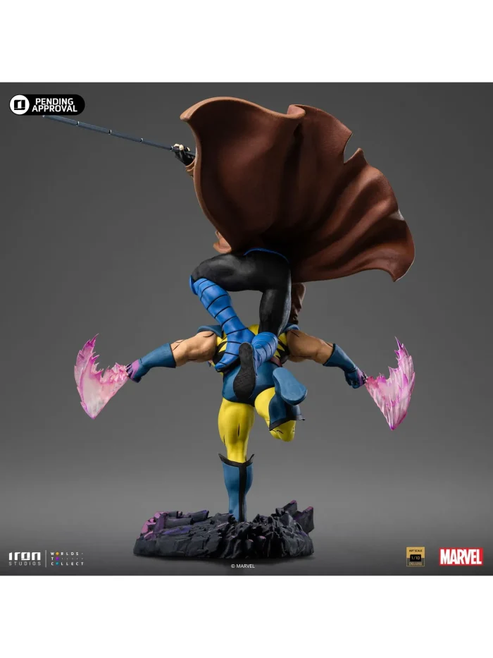 X Men 97 Gambit and Wolverine 1/10 Deluxe Art Scale Limited Edition Statue - Imagen 5