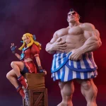 Street Fighter Street Jam Karin y E Honda 1/10 Scale Statue Set
